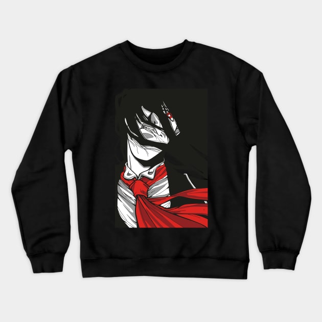 Alucard Vampire Lord Crewneck Sweatshirt by Jelly89